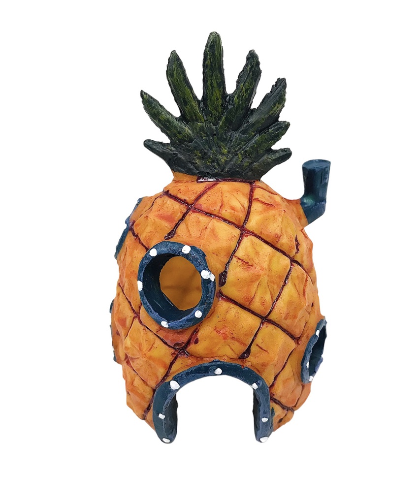 ADORNO ACUARIO RESINA PIÑA 5.5"