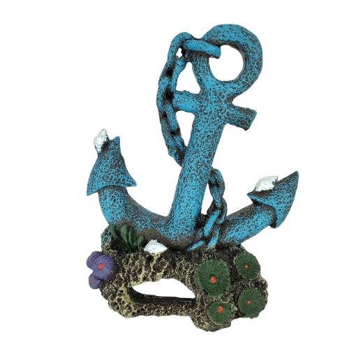 ADORNO ACUARIO RESINA ANCLA MEDIUM 8"