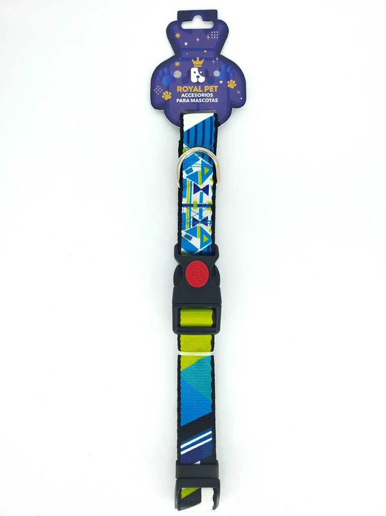 COLLAR NYLON AJUSTABLE XL 1"X16"-26" RUSIA