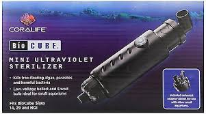 ESTIRILIZADOR MINI UV PARA BIOCUBE CORALIFE