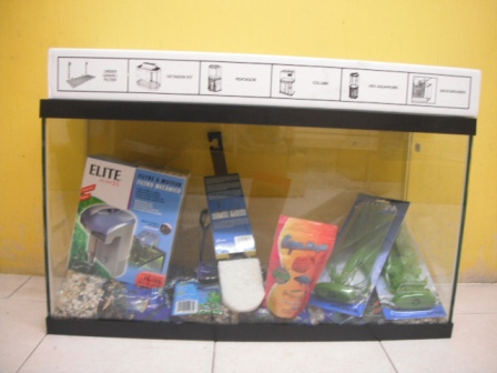 KIT PECERA 25 GLS TAPA FLUORECENTE