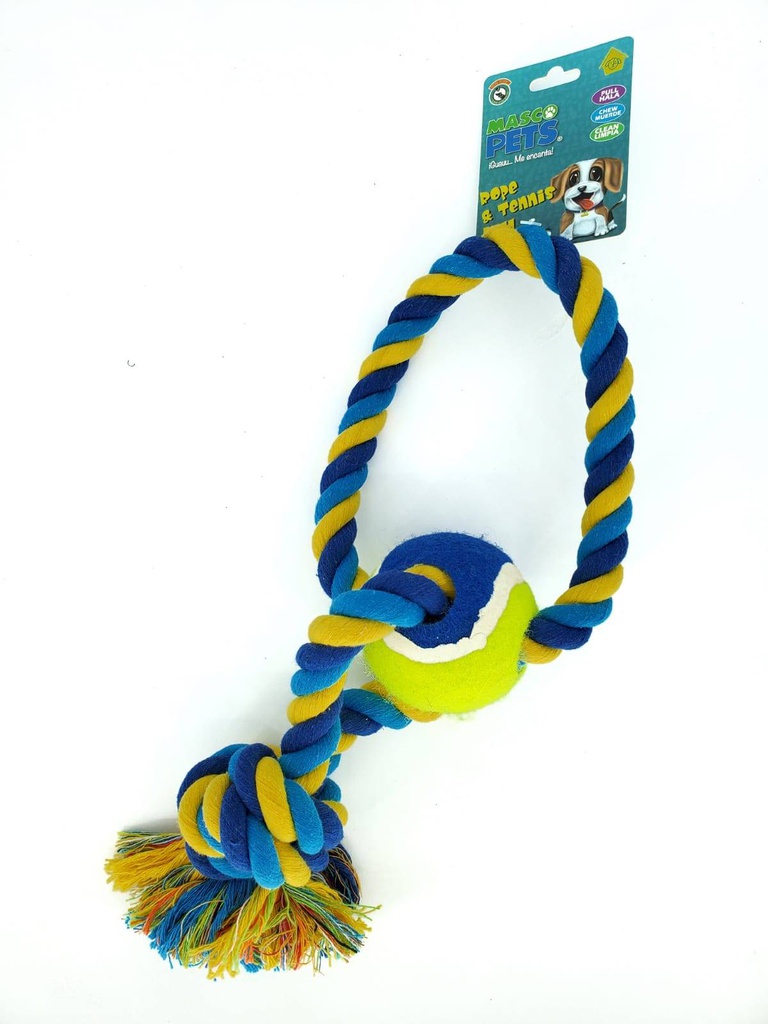 JUGUETE PERRO PELOTA C/SOGA