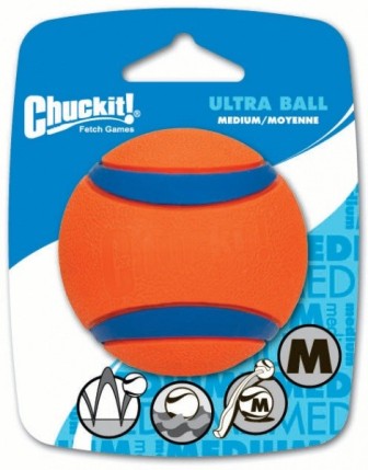 JUGUETE PERRO PELOTA DE GOMA MEDIUM