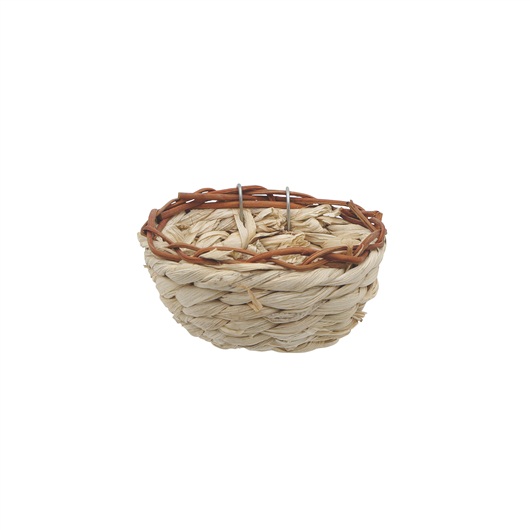 NIDO AVE DE PAJA DE MAIZ P/CANARIO 4.3" x 2.4"