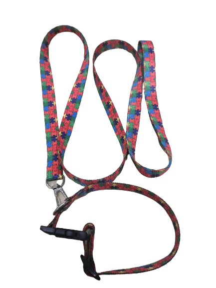 PASEADOR Y COLLAR ECO S ROMPECABEZA AJUSTABLE