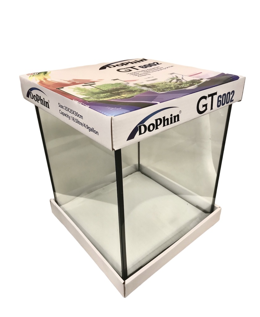PECERA DOPHIN 5 GLS 25X25X30CM