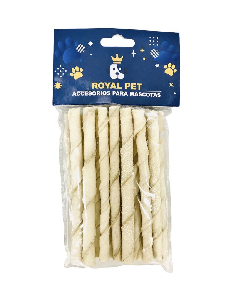 HUESO PERRO PALITOS BLANCO 20/1 5"