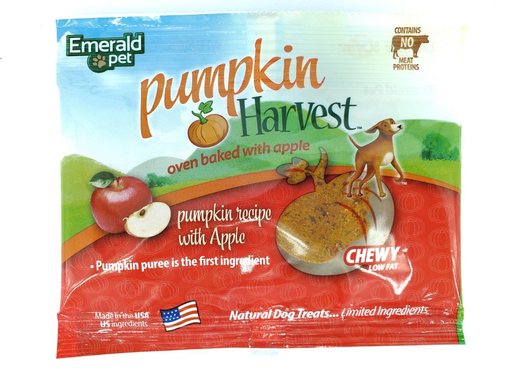 MUESTRA TREAT PERRO PUMPKIN HARVEST C/MANZANA