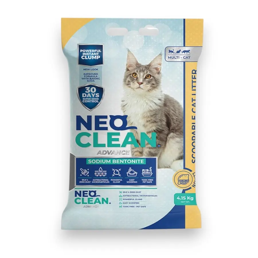ARENA PARA GATO NEO CLEAN ADVANCE 4.15 KG LIMON