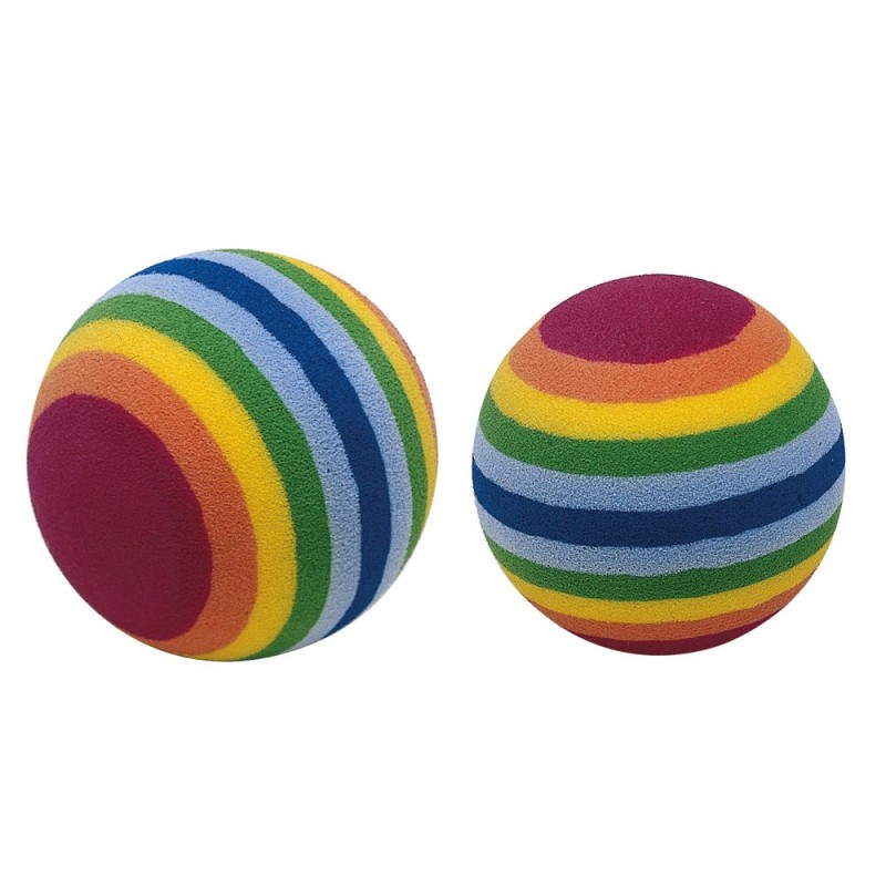 JUGUETE GATO PELOTA MULTICOLOR
