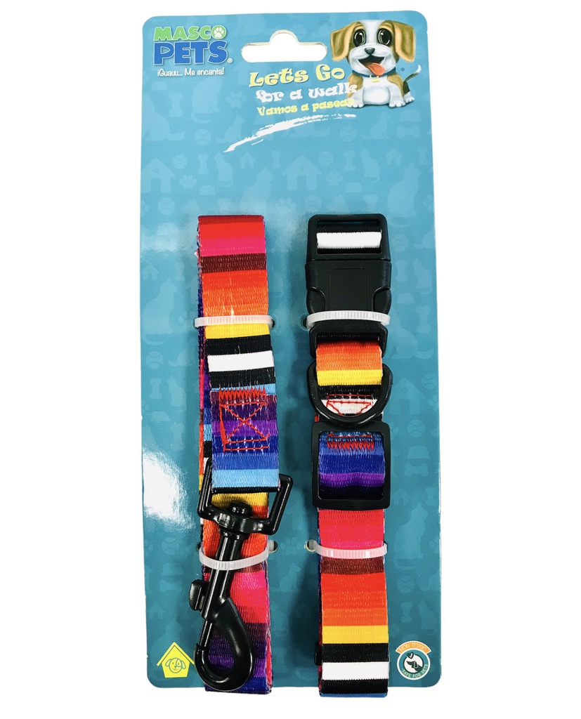 PASEADOR Y COLLAR AJUSTABLE MEDIUM/LARGE