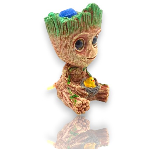 ADORNO ACUARIO RESINA BABY GROOT 5"
