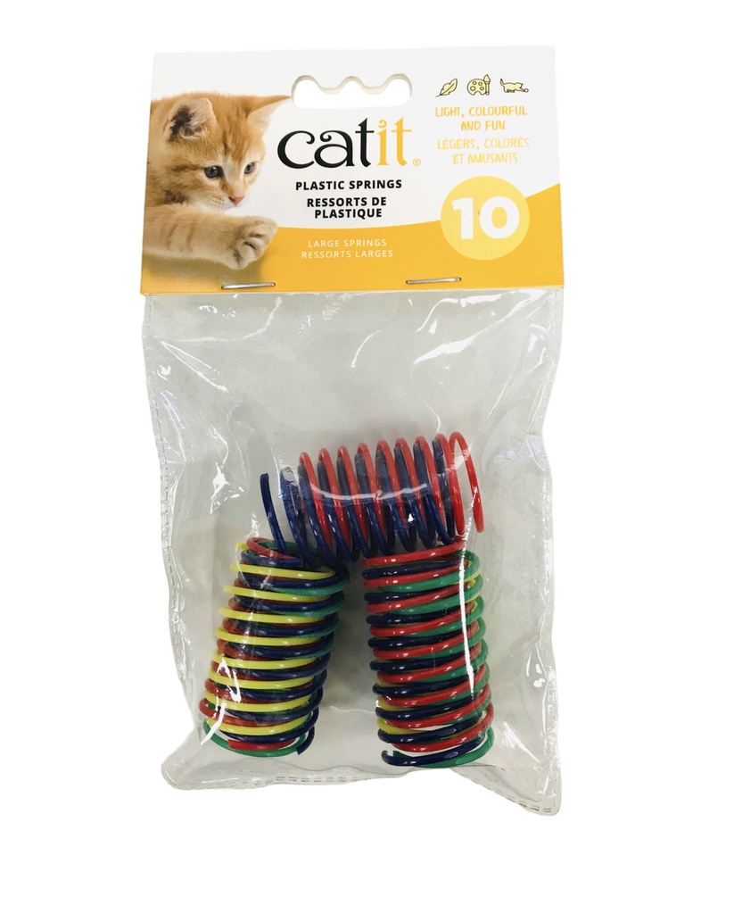 JUGUETE GATO RESORTE PLASTICO 10/1