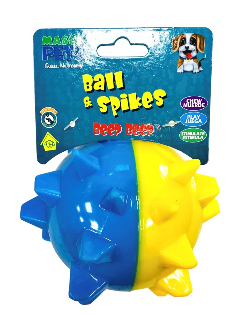 JUGUETE PERRO PELOTA C/PITO 5"