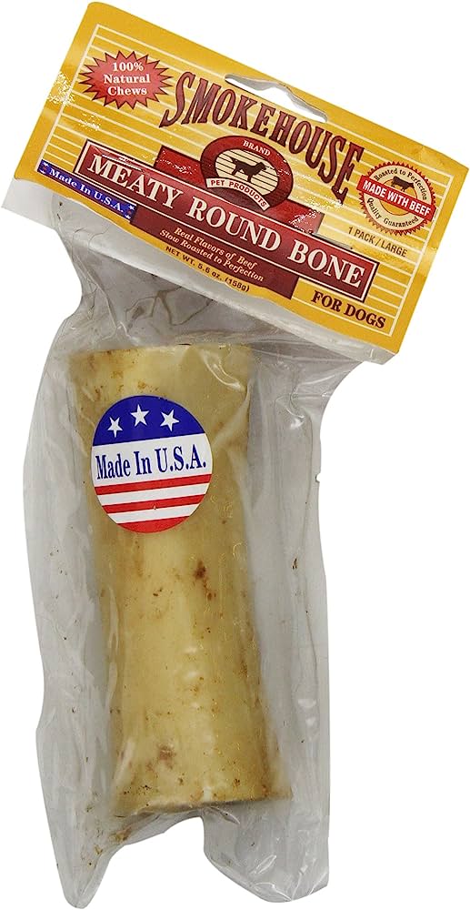HUESO PERRO NATURAL REDONDO 5"