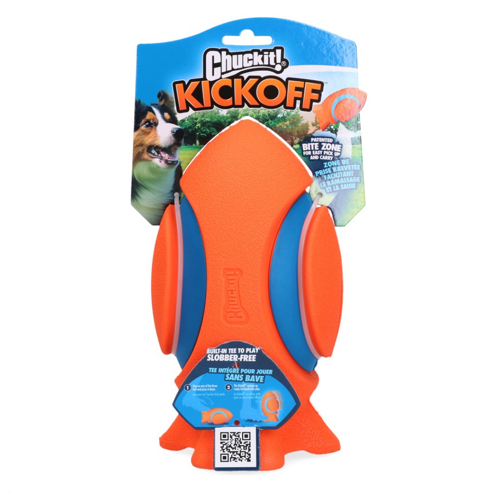 JUGUETE PERRO PELOTA FOOTBALL KICKOFF