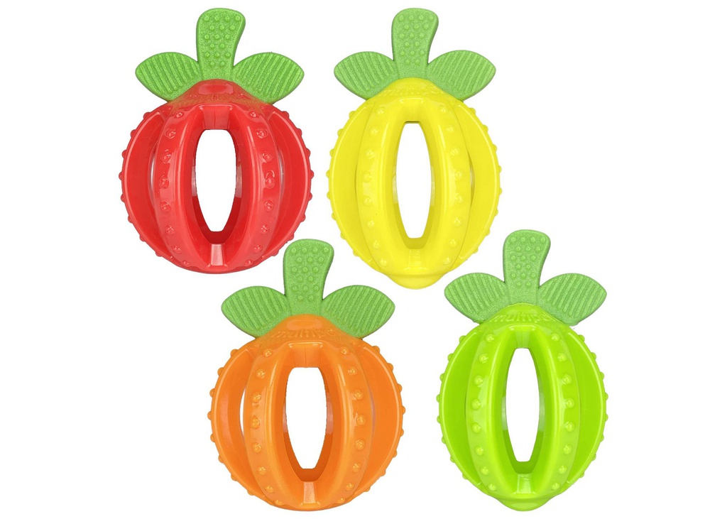 JUGUETE PERRO FRUTAS DE GOMA 5"