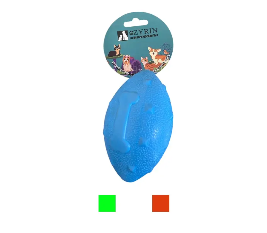 JUGUETE PERRO PELOTA FOOTBALL ZYRIN