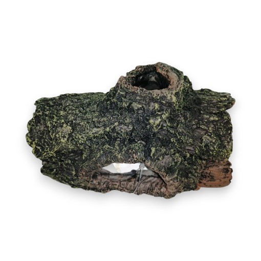 [CH-6255] ADORNO ACUARIO RESINA CORTEZA DE ÁRBOL SMALL 5"