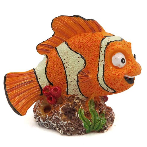 [1503B] ADORNO ACUARIO RESINA NEMO 4"