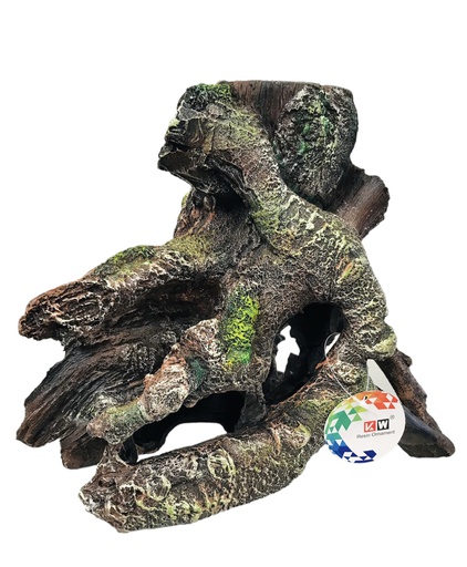 [U-657] ADORNO ACUARIO RESINA TRONCO LARGE 11"