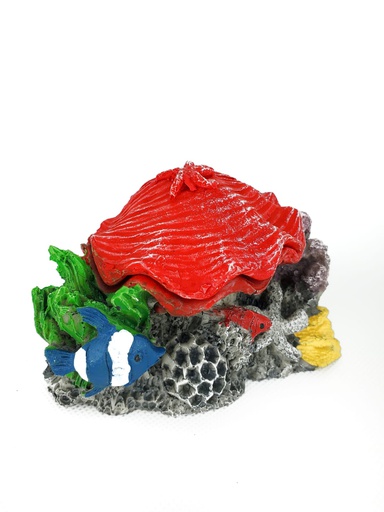 [CH-3300A] ADORNO ACUARIO CONCHA AEREA SMALL 4"