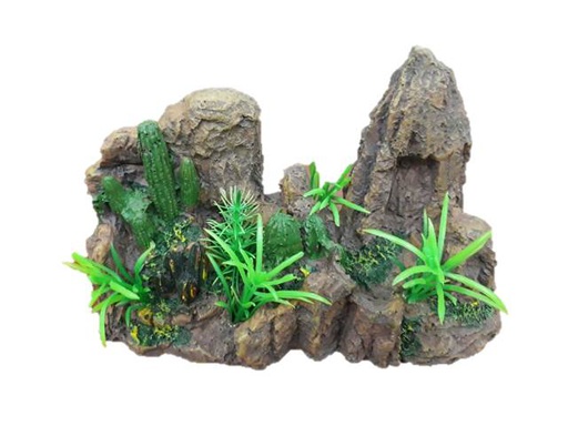 [CH-5961] ADORNO DE RESINA ROCAS MEDIUM 8"