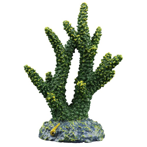 [77302] ADORNO ACUARIO RESINA CORAL NEON 4.5"