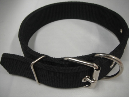 [29691] COLLAR HEBILLA 1 1/3"X24 SENCILLO NEGRO