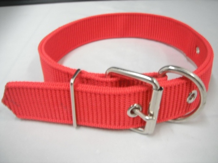 [29684] COLLAR HEBILLA 1 1/3"X24 SENCILLO ROJO