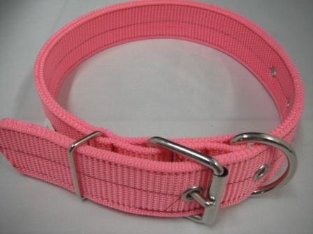 [29721] COLLAR HEBILLA 1 1/3"X24 SENCILLO ROSADO
