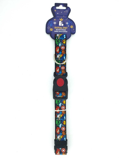 [23963] COLLAR NYLON AJUSTABLE S 1/2"X9"-12" MAHERO