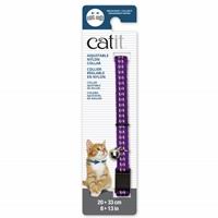 [55182] COLLAR GATO NYLON AJUSTABLE CASCABEL 3/8"X8-13" MORADO