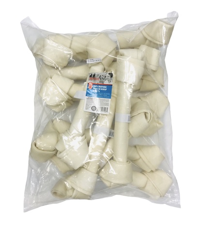 [71208] HUESO PERRO ANUDADO BLANCO 13" 12/1