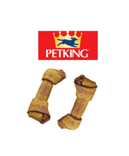 [PK-2] HUESO PERRO ANUDADO NATURAL 4" 2/1