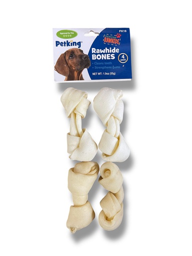 [PK-18] HUESO PERRO BLANCO 3.5" 4/1