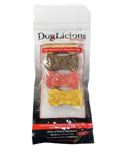 [50465] HUESO PERRO MUNCHY COLORES 2.5" 4/1