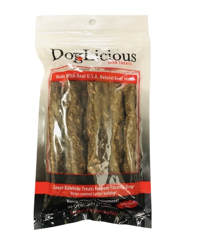 [50436] HUESO PERRO MUNCHY PALITOS CARNE 5" 8/1