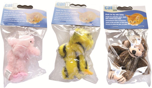[51240] JUGUETE GATO PELUCHE C/CATNIP