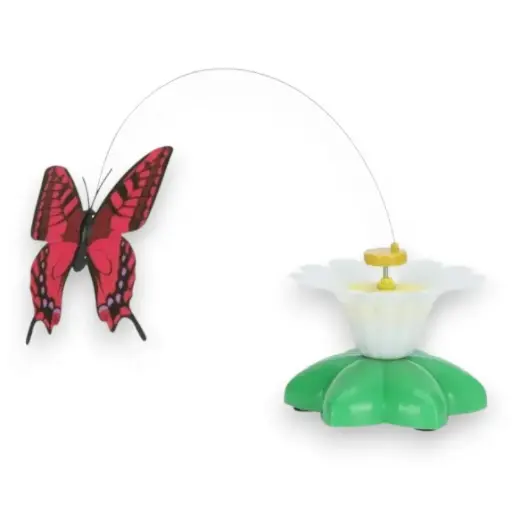 [23774] JUGUETE GATO SPINNING BUTTERFLY