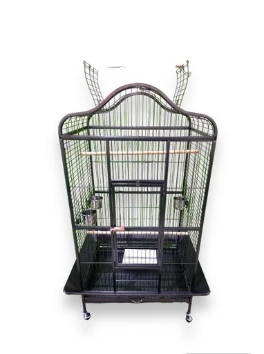 [BE-16] JAULA AVE XL TECHO ONDULADO C/ABERTURA (31"X22"X62")