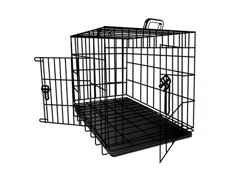 [ZB-D42] JAULA PERRO 41.5X27.5X31.5" PARRILLA Y BANDEJA