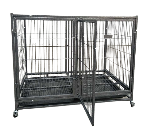 [WD807] JAULA PERRO 49"X37"X39" C/DIVISON