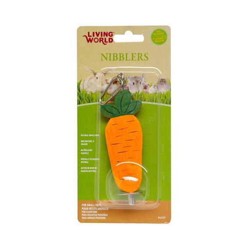 [61471] JUGUETE P/ROEDORES ZANAHORIA DE MADERA