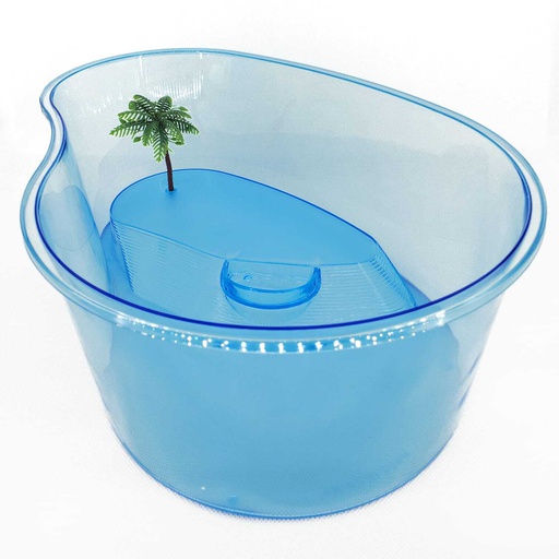 [Q5-G] TORTUGUERA TIPO RIÑON PLASTICA M 15" x 5"