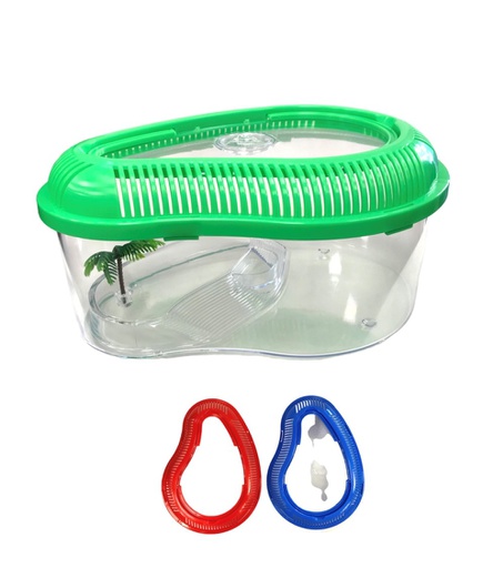 [TT-320] TORTUGUERA TIPO RIÑON PLASTICA SMALL C/TAPA