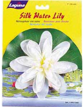 [PT-1224] PLANTA DE ESTANQUE LIRIO SEDA 7" BLANCA