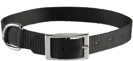 [75512] COLLAR NYLON HEBILLA 3/8"X12" NEGRO