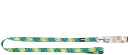 [75343] PASEADOR NYLON 1"X4 HAWAIIAN SPLASH VERDE