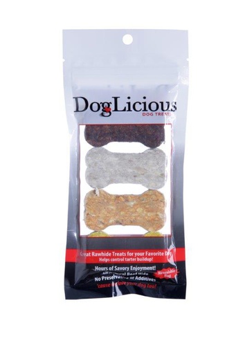 [50465.] HUESO PERRO MUNCHY COLORES 2.5" 4/1